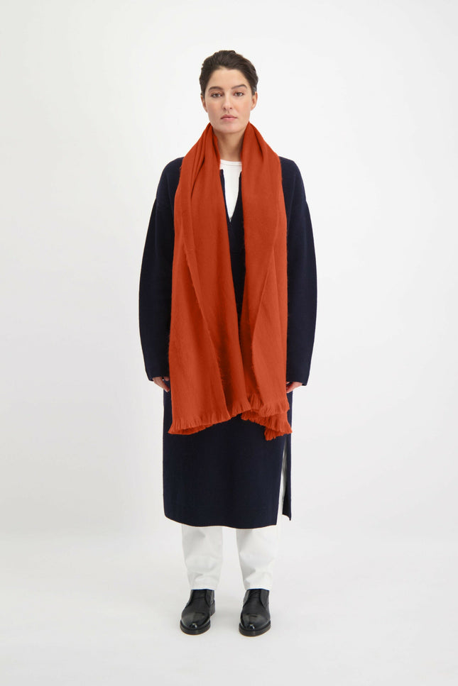 Alpaca Loca | Scarf Brick Red