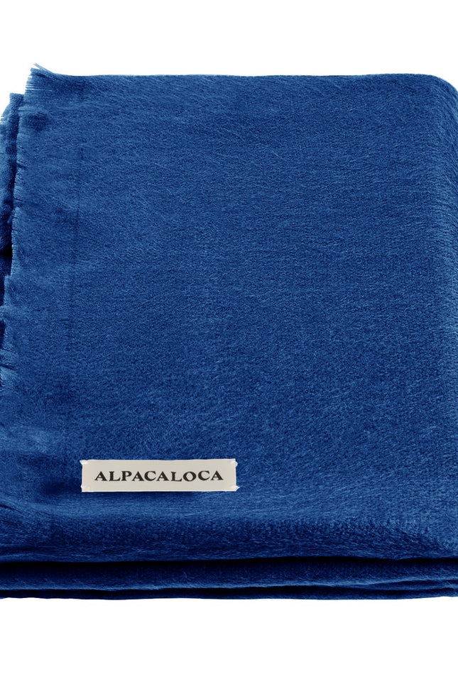 Alpaca Loca | Slim Scarf Cobalt Blue