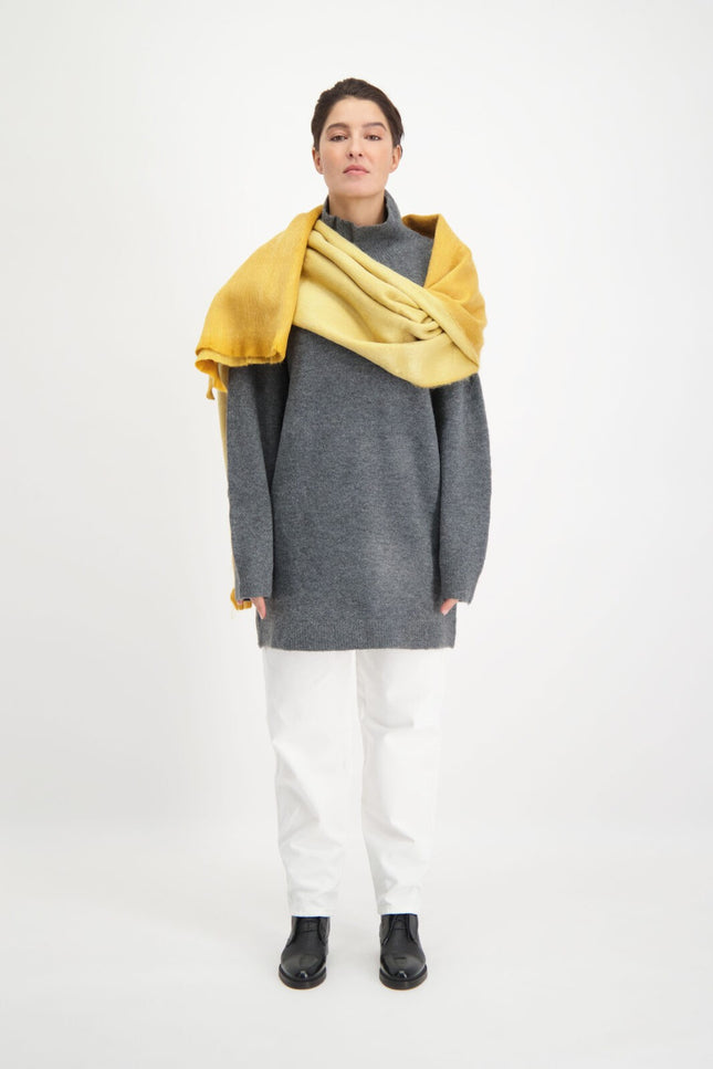 Alpaca Loca | Double Scarf Ocher / Natural