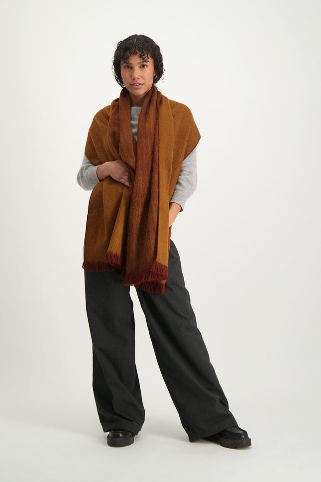 Alpaca Loca | Double Scarf Camel / Canela