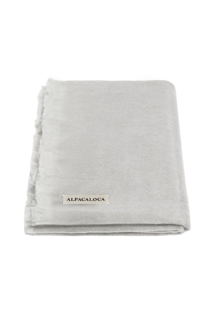 Alpaca Loca | Slim Scarf Light Grey