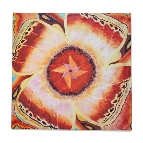 Bess Madrid I Butterfly Nº 1 - Wielokolorowy szalik jedwabny Habotai