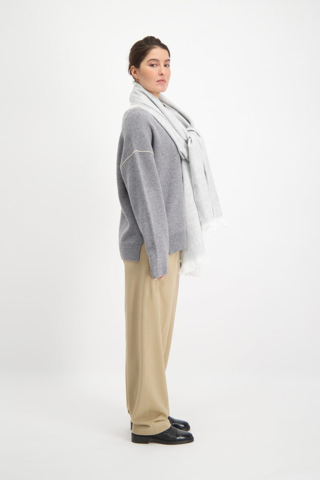 Alpaca Loca | Scarf Light Grey