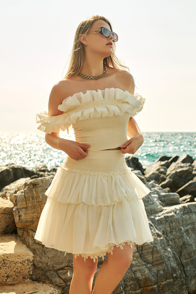 Petra Petrova | Organic Cotton Top And Skirt Set De Mari