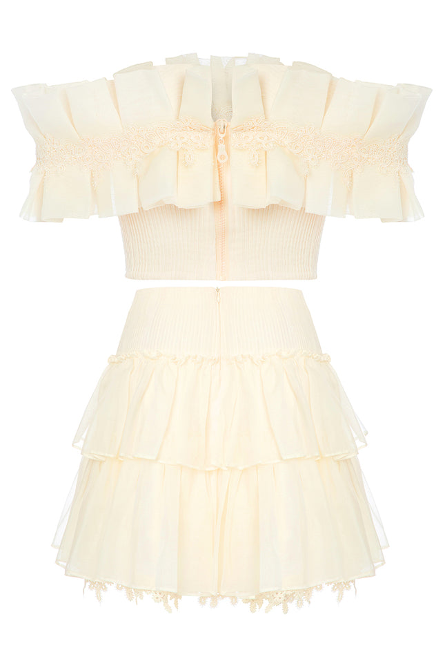 Petra Petrova | Organic Cotton Top And Skirt Set De Mari