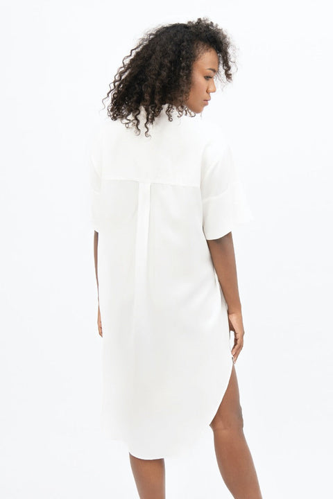 1 People | Seville  - Midi Dress - Porcelain