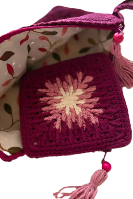 Springmoonatelier | Handmade Crochet Clutch & Mini Pouch Set
