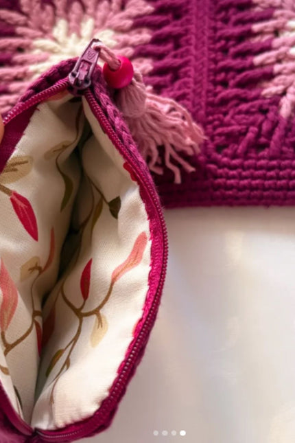 Springmoonatelier | Handmade Crochet Clutch & Mini Pouch Set