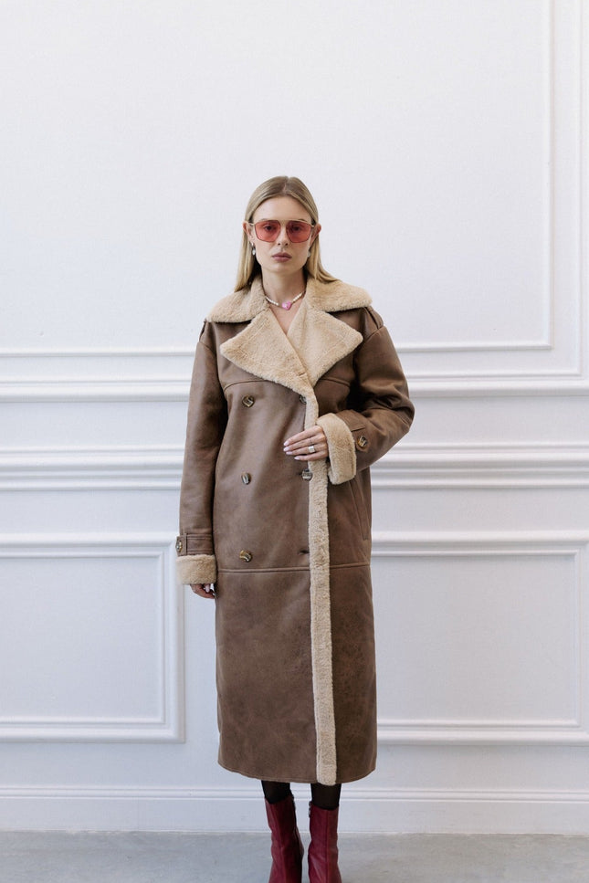 BÚDZIKO | ISABELLA SHEARLING COAT