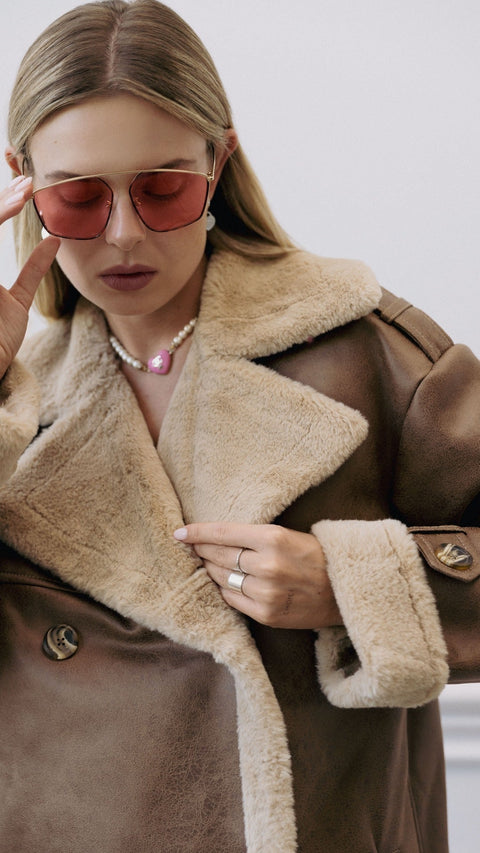 BÚDZIKO | ISABELLA SHEARLING COAT