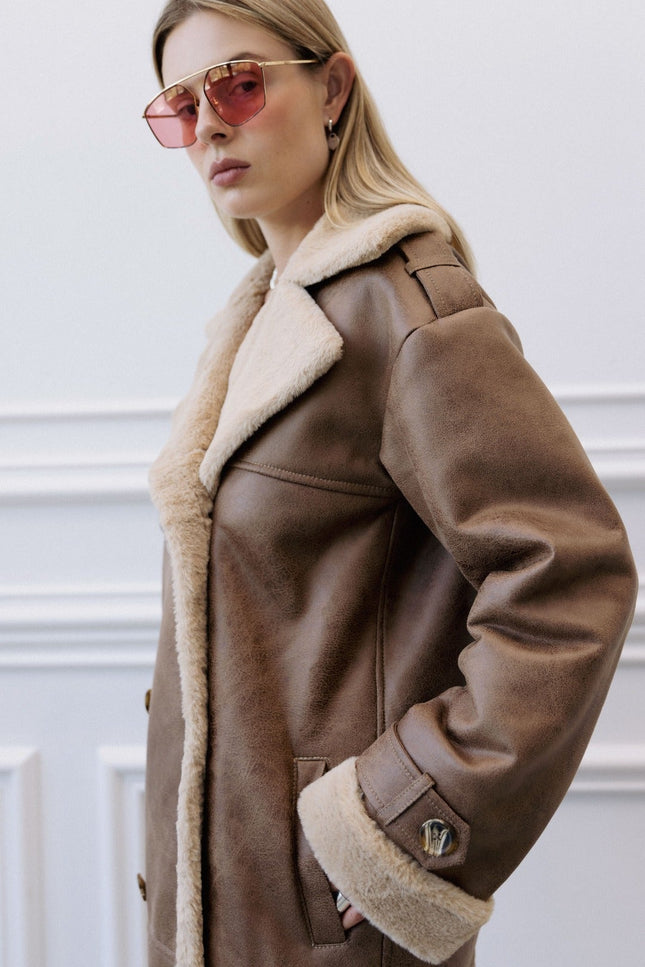 BÚDZIKO | ISABELLA SHEARLING COAT