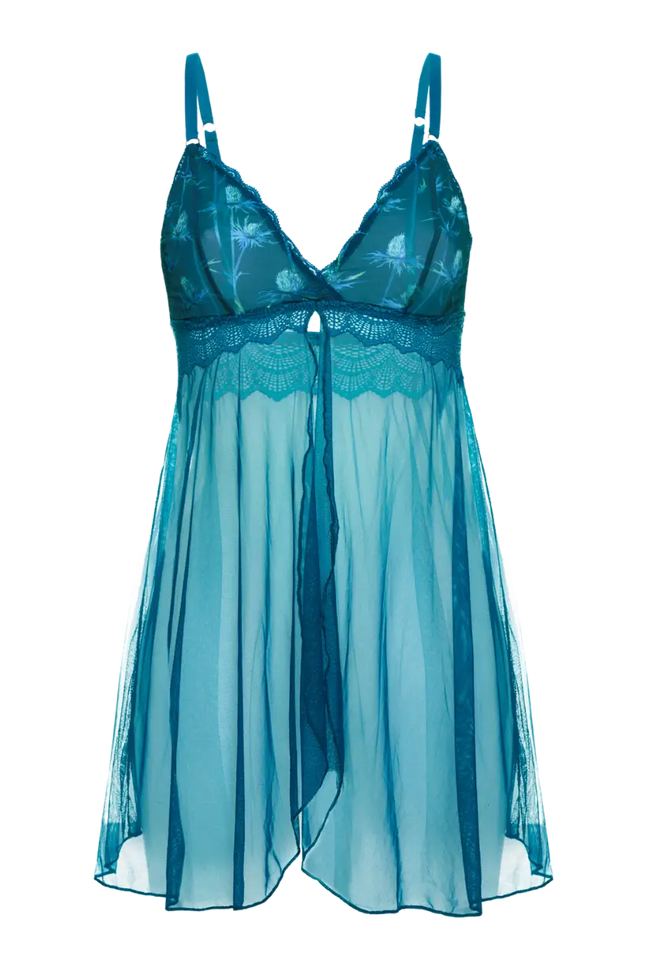 Luciela | THISTLE SHEER MESH BABYDOLL