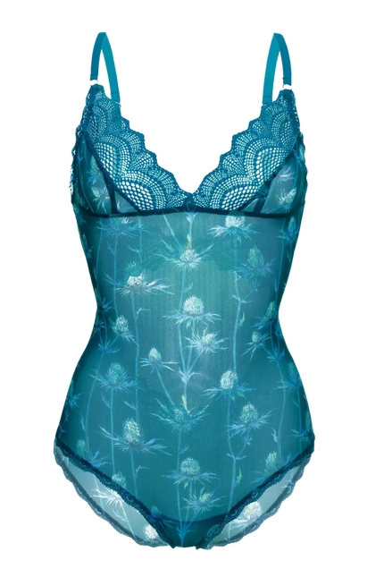 Luciela | THISTLE OPEN BACK MESH BODYSUIT
