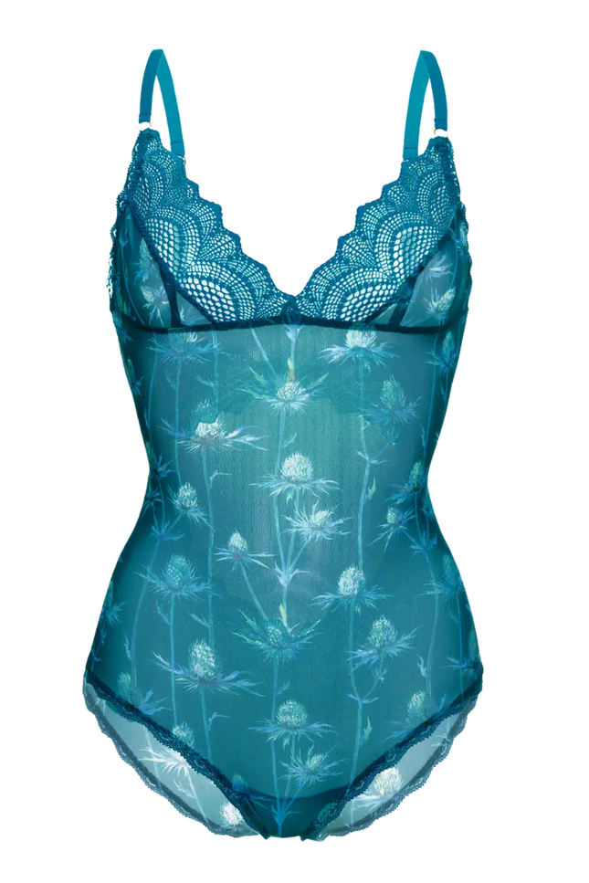Luciela | THISTLE OPEN BACK MESH BODYSUIT