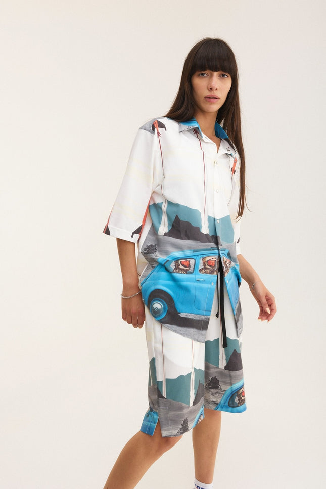 MySimplicated | Shirt & Bermuda Loose Shorts Rockets