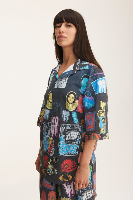 MySimplicated | Shirt & Bermuda Loose Shorts Stickers