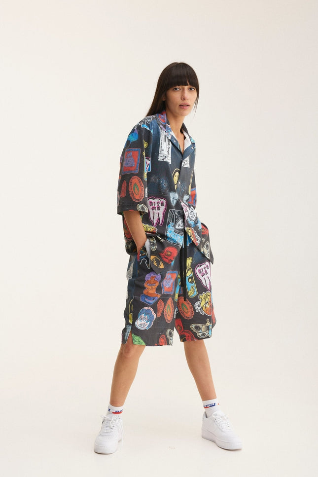 MySimplicated | Shirt & Bermuda Loose Shorts Stickers