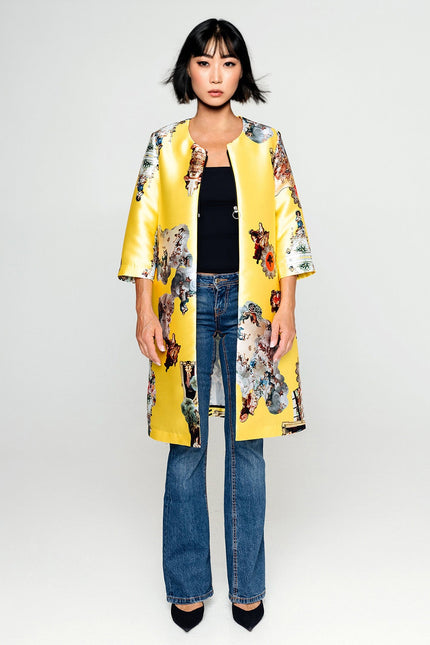 Custom-Made Tailored Coat - Special Print