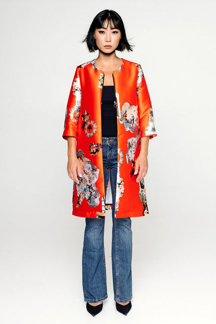 Custom-Made Tailored Coat - Special Print