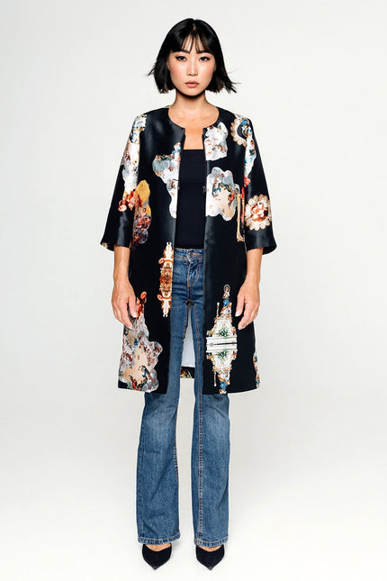 Custom-Made Tailored Coat - Special Print