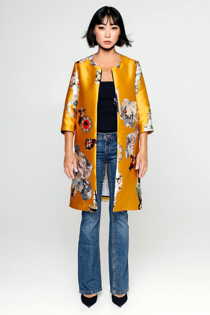 Custom-Made Tailored Coat - Special Print