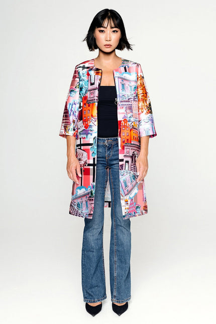 Custom-Made Tailored Coat - Special Print