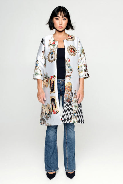 Custom-Made Tailored Coat - Special Print