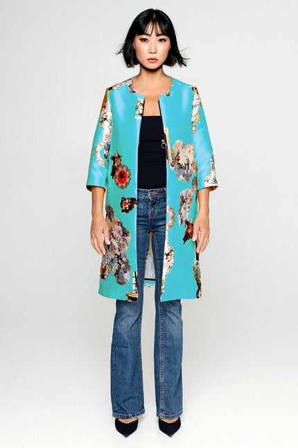 Custom-Made Tailored Coat - Special Print