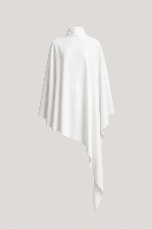Canvas Silk Asymmetric Blouse