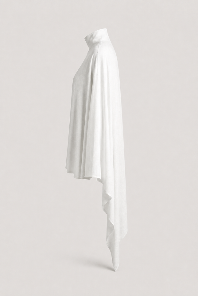 Canvas Silk Asymmetric Blouse