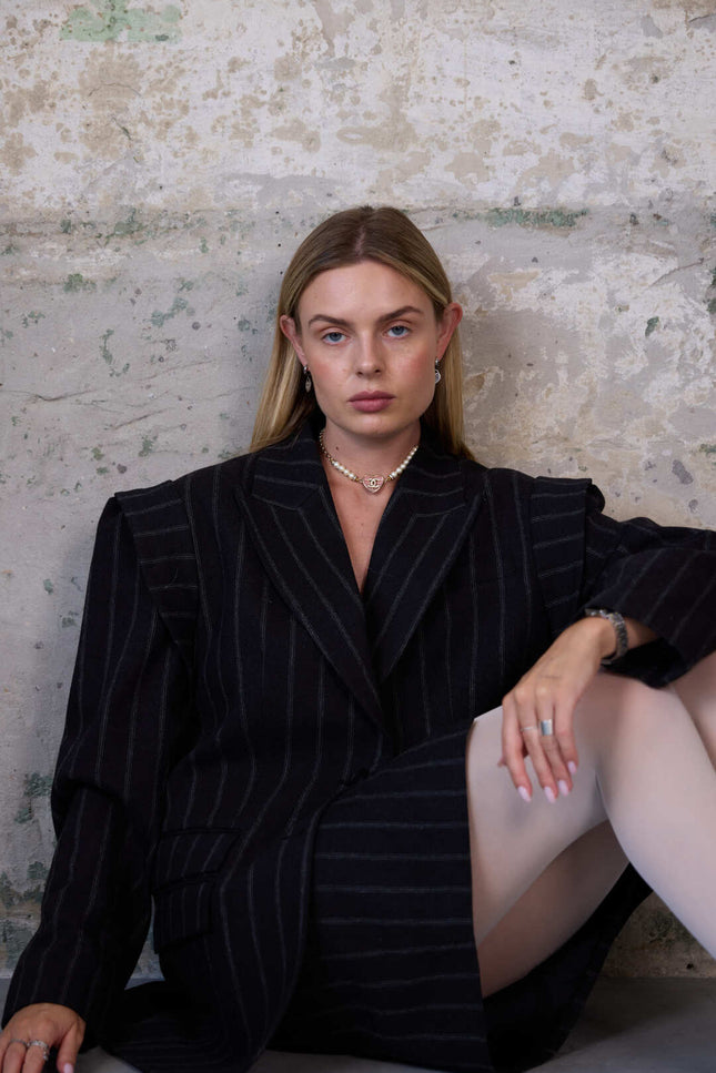 BÚDZIKO | EMILY BLAZER WITH EXAGGERATED SHOULDERS