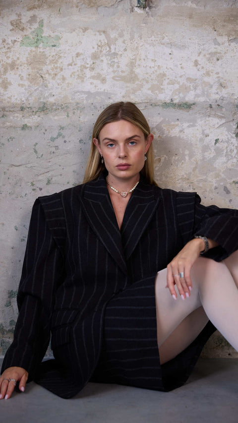 BÚDZIKO | EMILY BLAZER WITH EXAGGERATED SHOULDERS