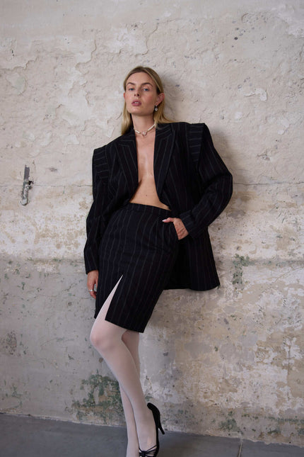 BÚDZIKO | EMILY BLAZER WITH EXAGGERATED SHOULDERS