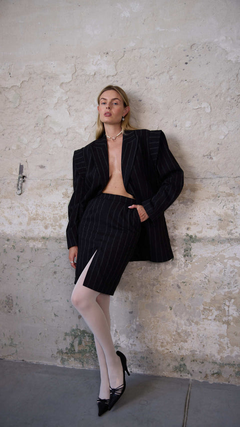 BÚDZIKO | EMILY BLAZER WITH EXAGGERATED SHOULDERS