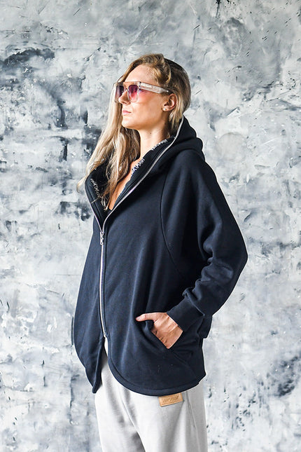 VeryMary | Darkness Hoodie Short
