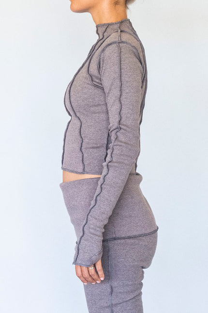 VeryMary | Ribb Long Sleeve Top