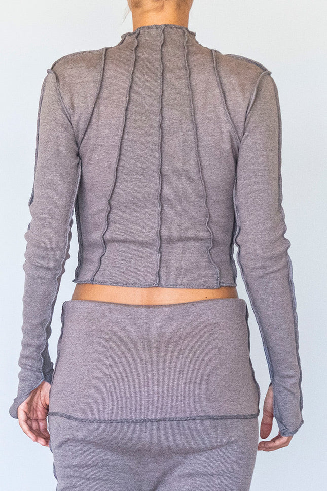 VeryMary | Ribb Long Sleeve Top