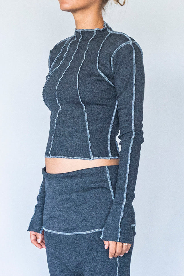 VeryMary | Ribb Long Sleeve Top