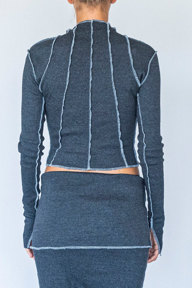 VeryMary | Ribb Long Sleeve Top