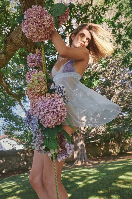 Luciela | WISTERIA FLORAL LACE BABYDOLL