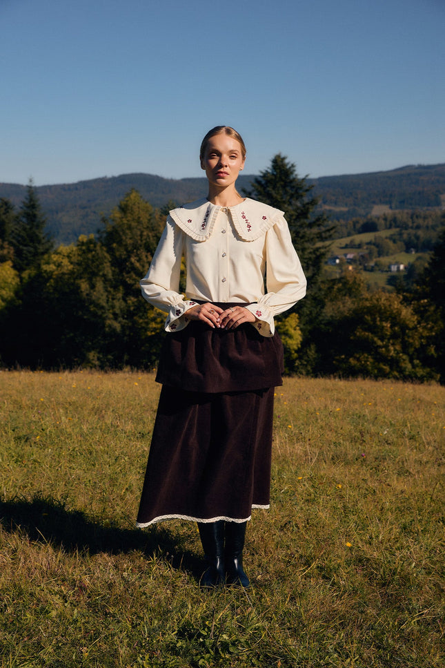 Pat Sege | Falka corduroy rduroy skirt