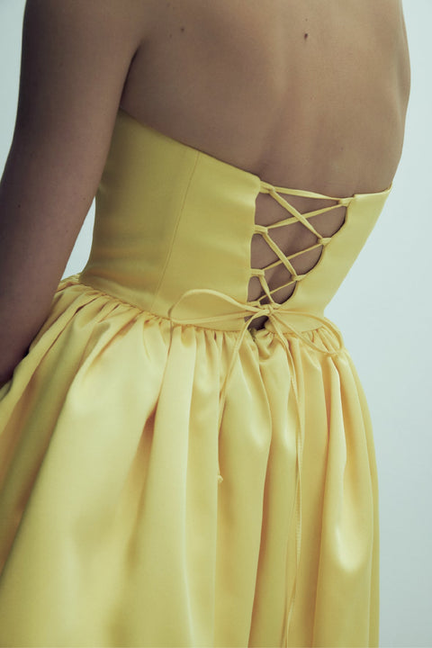 Nazli Ceren | Sukienka mini Sibby bez ramiączek