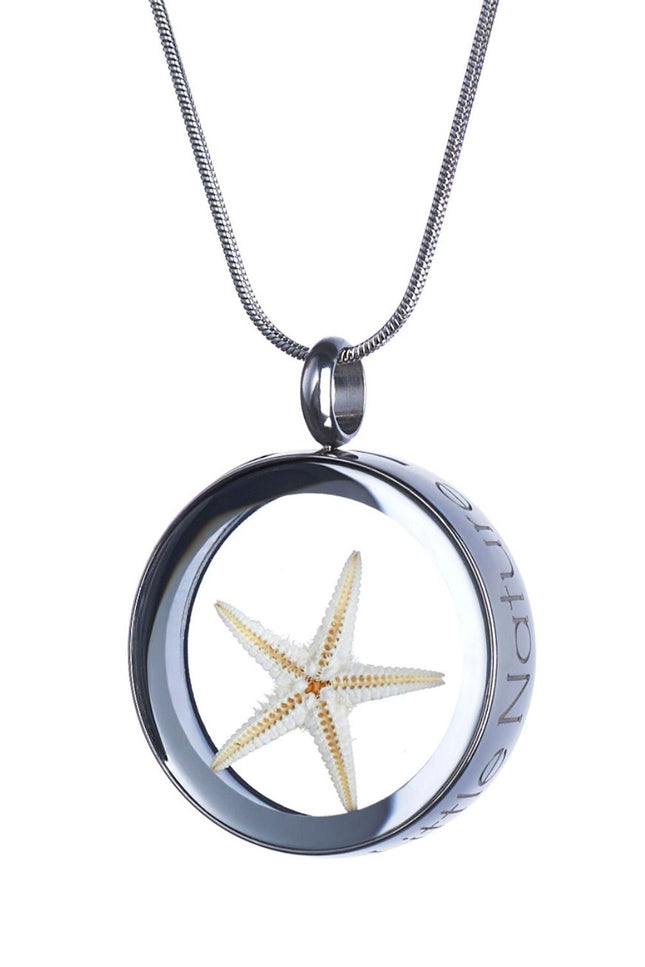 My Little Nature I Statement Necklace With Natural Starfish
