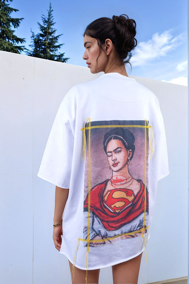 MySimplicated | T-shirt Superwoman white