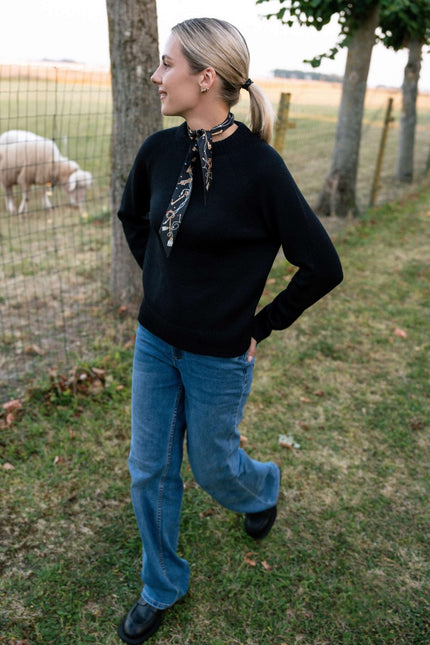 Monala | Crew neck merino wool sweater