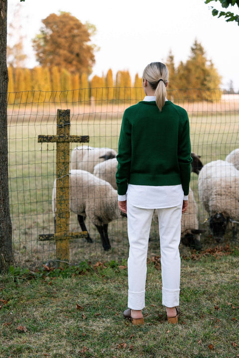 Monala | Sweter z wełny merino z okrągłym dekoltem
