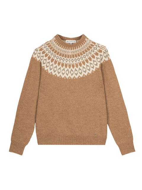 Bel Cashmere | Jersey Martina de cashmere camel