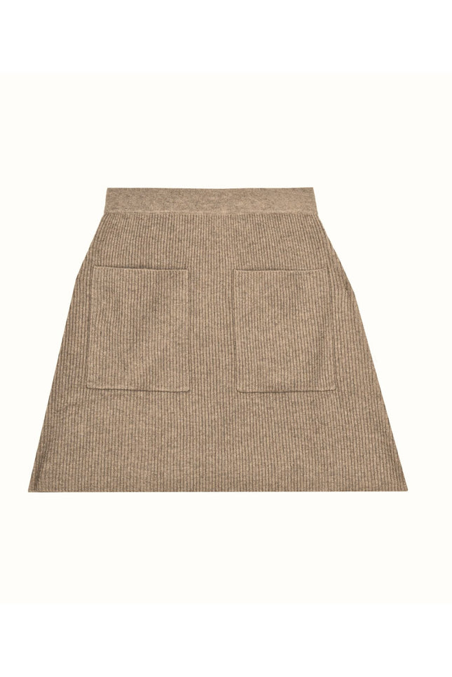 Bel Cashmere | Falda Sylvie tostada