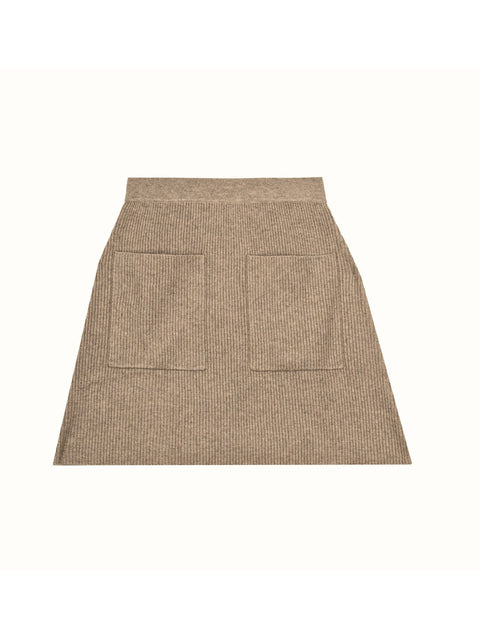 Bel Cashmere | Falda Sylvie tostada