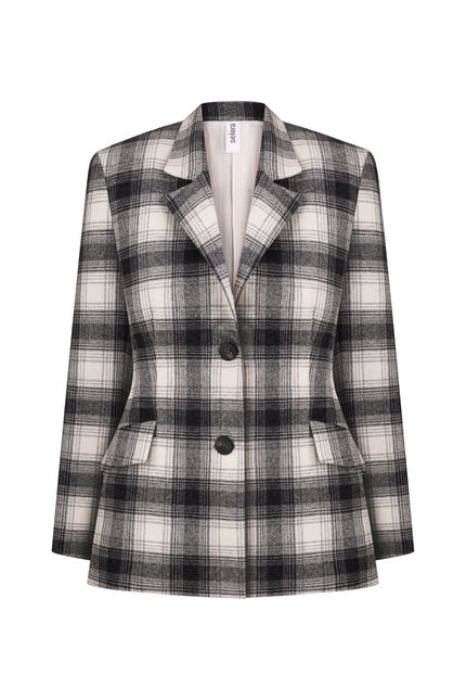 #1 Woolen tartan jacket